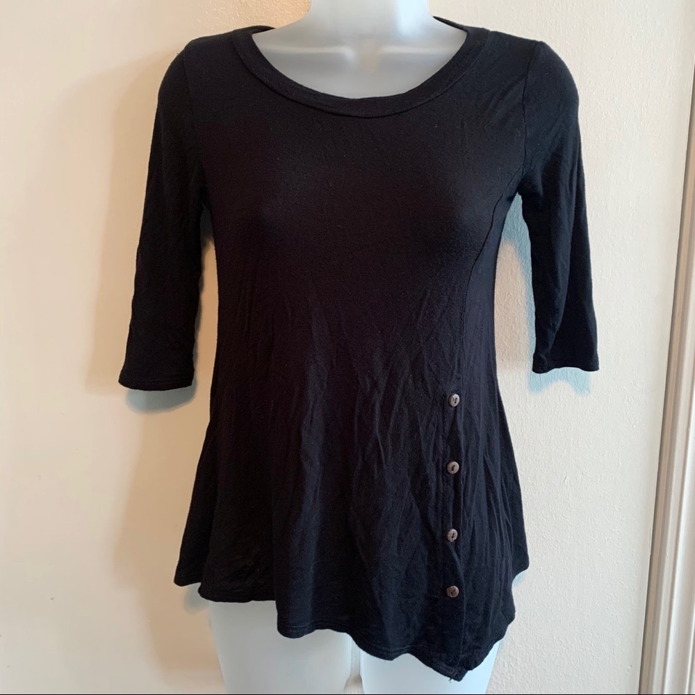 Asymmetrical Half Sleeve Tee